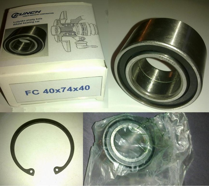Підшипник колеса vw golf iv 40x74x40 перед, Ціна