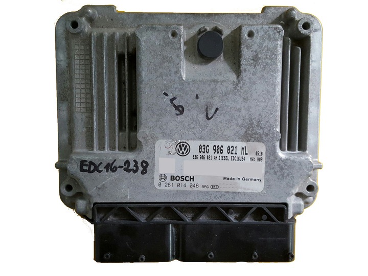Ecu vw touran 2.0 0281014046 03g906021ml прошивка під авто, Ціна
