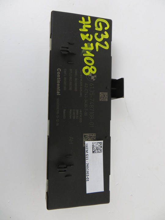Блок управления задней крышки багажника bmw g32 7487108, Цена