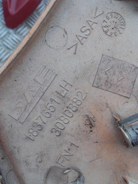 фото №5, Рамка тримач галоген ліва права daf cf eu6 euro6