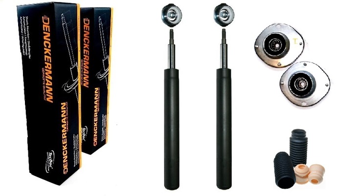 фото №1, Амортизаторы защитные накладки кронштейны daewoo lanos 1999-2004 перед kpl nowszy тип