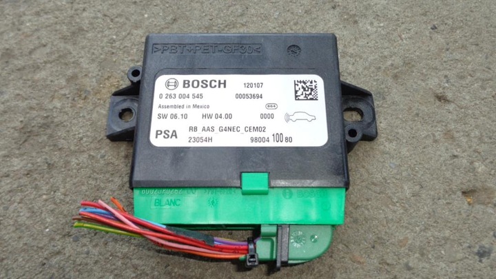 фото №1, Блок керування pdc citroen c4 b7 ii 2010-2015 0263004545