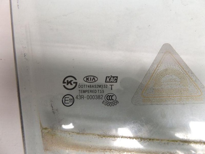 фото №3, Стекло дверь правый перед kia rio iii 11 r