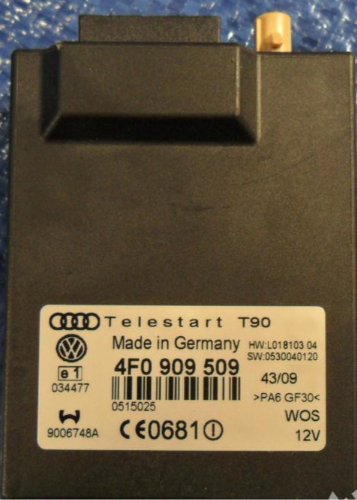 фото №1, Vw audi блок керування вебасто telestart t90 4f0909509