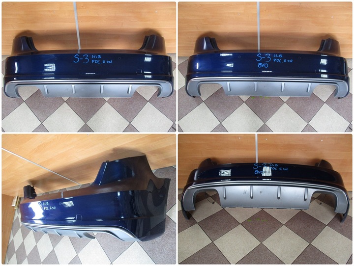 фото №1, Бампер audi s3 8v0 h.b 6 pdc зад задній