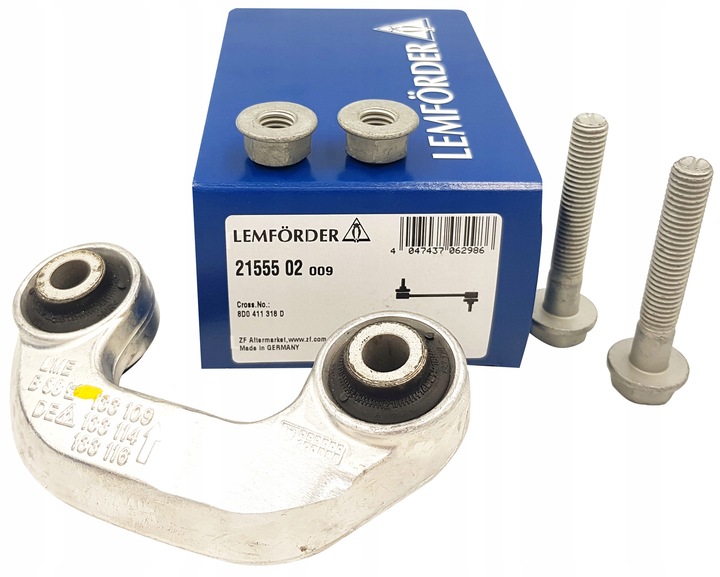 фото №9, З'єднувач stab. pr audi a4 95- vw passat lemforder 21555 02 стрижень /