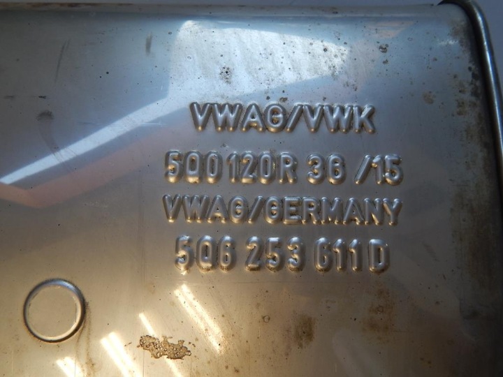 фото №7, Vw golf vii tłumnik вихлоп 5q6253611d 5q0253211an