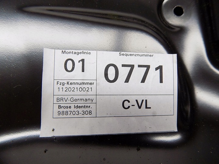 фото №10, Підйомник двигунчик скла лівий перед 3aa837755 - vw passat b7 eu