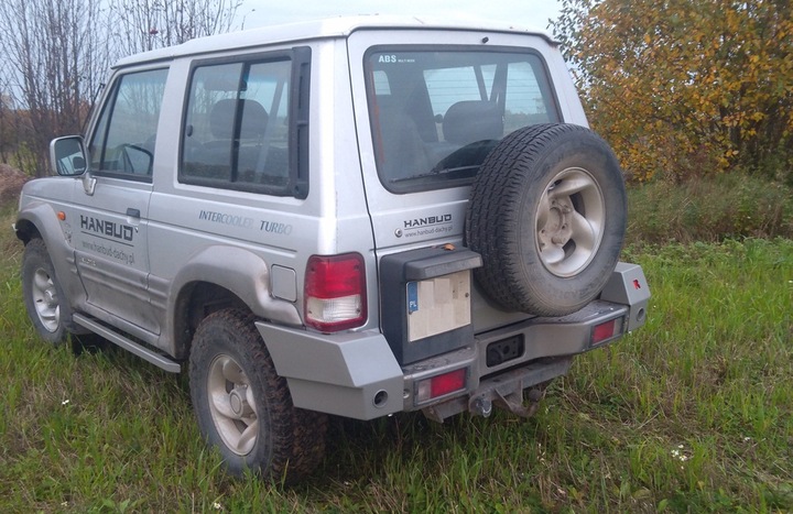 фото №6, Hyundai galloper 3d бампер сталевий зад задній