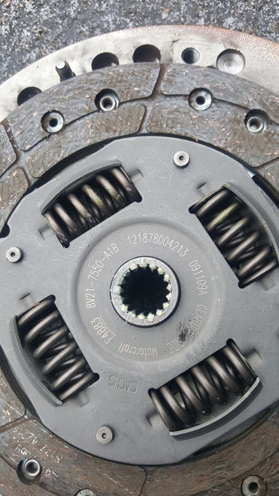 фото №3, Зчеплення притиск диск ford fiesta mk7 1.2 8v217563ab