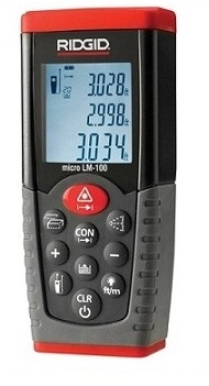 Ridgid Laserový dálkoměr LM-100 – měřič vzdálenosti