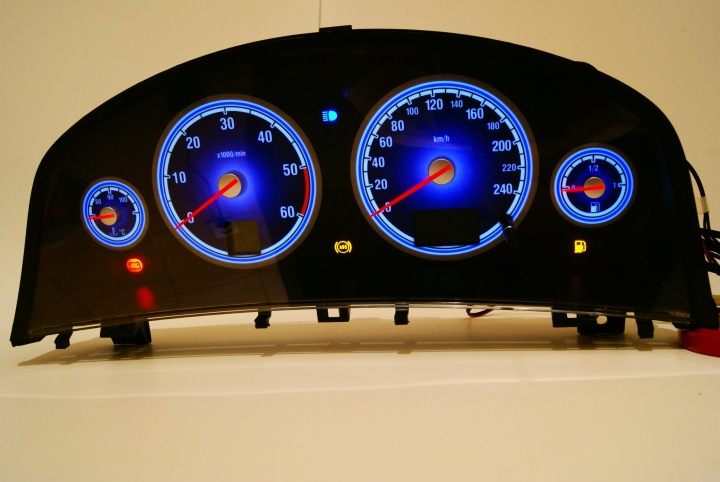 Панель приборов опель вектра с тюнинг - фото