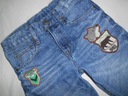 Zdjęcie oferty: H&M EXTRA SPODNIE JEANS NASZYWKI 122