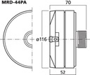 Zdjęcie oferty: Driver tubowy MRD-44PA 45/90 W IMG STAGE LINE