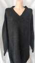 Zdjęcie oferty: ZARA KNIT sweter sukienka CIEMNO SZARY oversize S