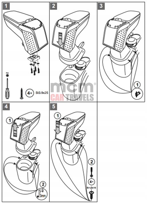 фото №6, Підлокітник luxus armster 2 hyundai i20 2009-