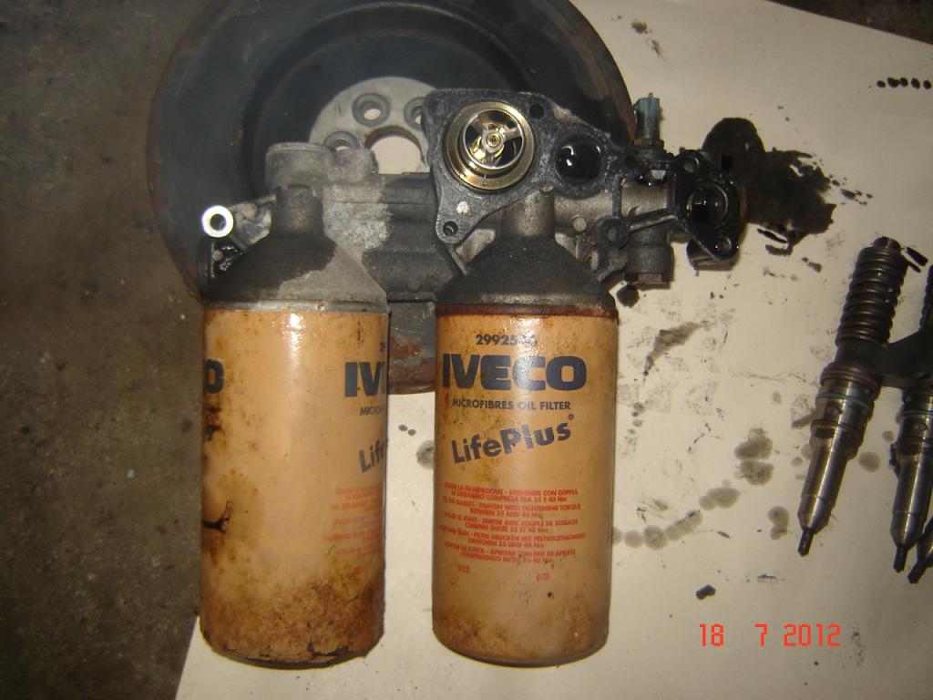 фото №1, Iveco stralis 2005r основание фильтра масла