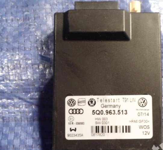 фото №1, Vw golf sportsvan модуль telestart 5q0963513