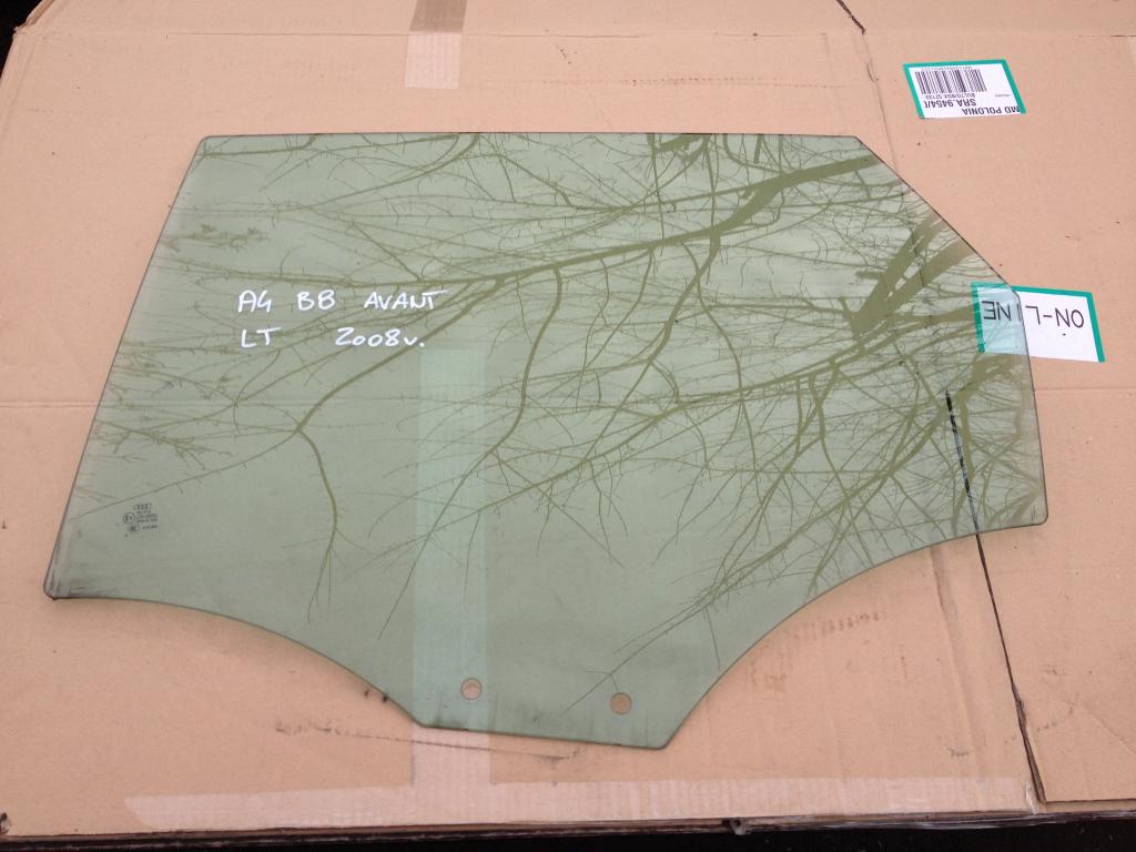 фото №1, Audi a4 b8 скло двері лівий задня 2008r. 8k avant