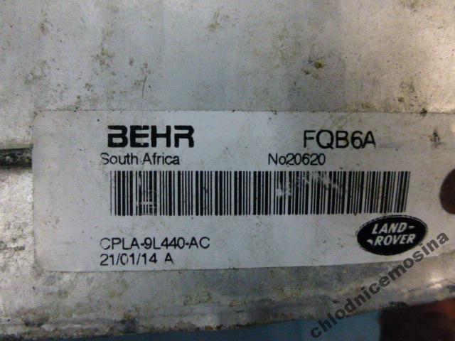 фото №3, Інтеркулер range rover sport 13-15 cpla-9l440-ac