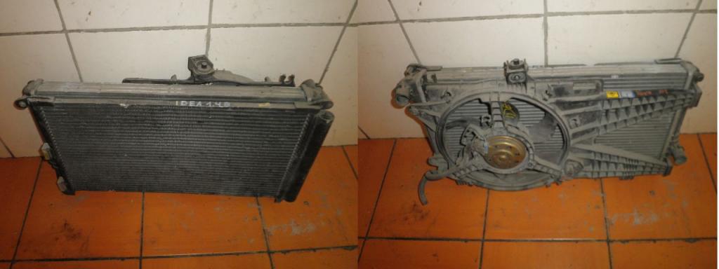 фото №1, Радиатор вентилятор fiat idea 1,4b