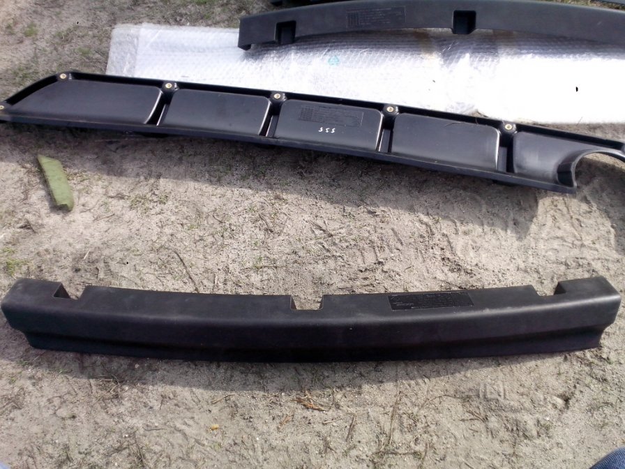 фото №1, Молдинг спойлер накладка бампера dacia logan 07-