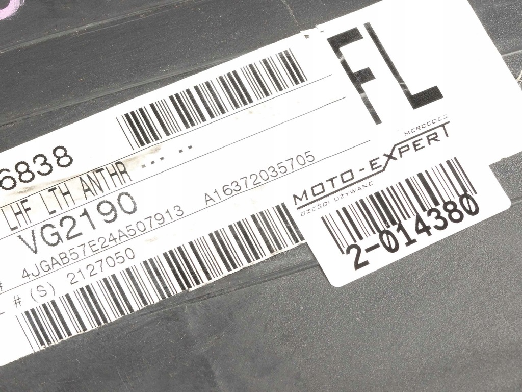 фото №3, Mercedes ml w163 вкладыш бардачка дверь пассажира