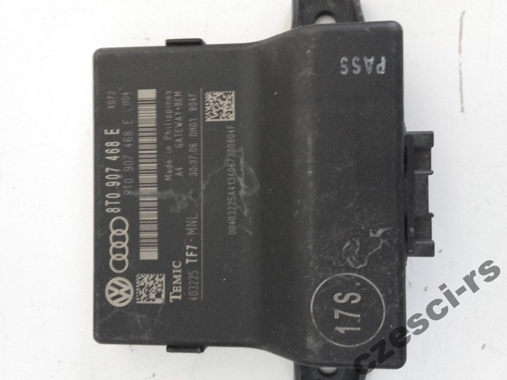фото №2, Блок управления модуль шлюз audi a5 8t0907468e