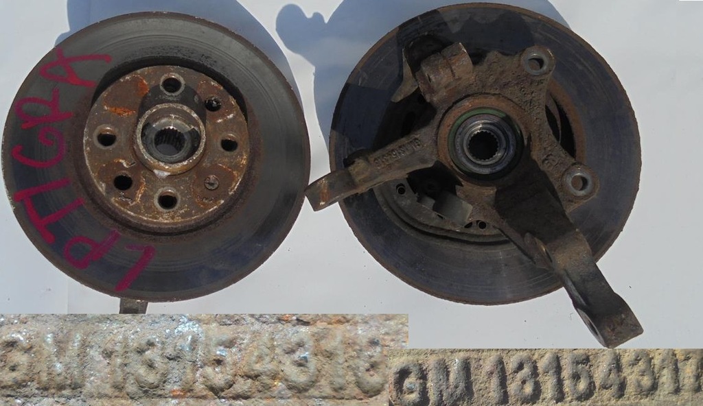 фото №1, Opel tigra b ii 1.8 поворотный кулак перед передняя левая