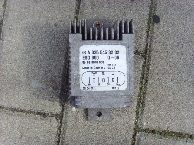 фото №1, Mercedes a w168 w414 модуль вентилятора 0255453232