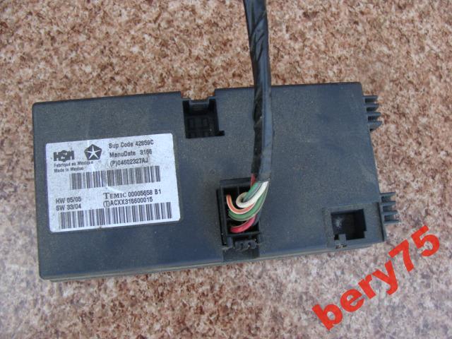 фото №1, Jeep commander 06r блок управления бортовой компьютер модуль 3,0crd