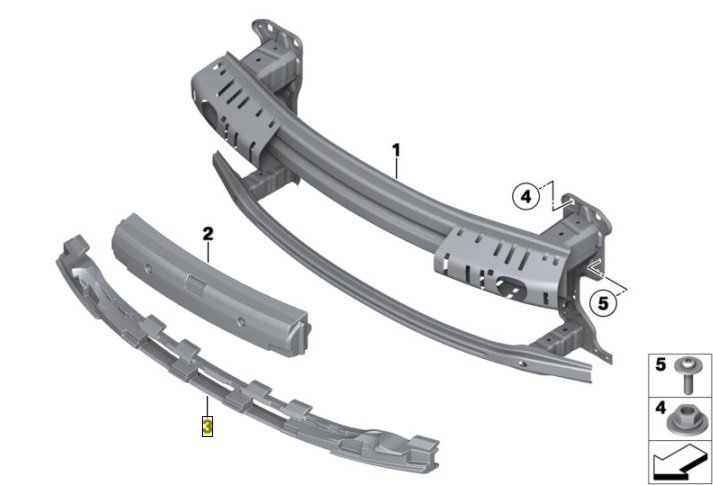 фото №3, Kpl. перед mini countryman r60 jcw