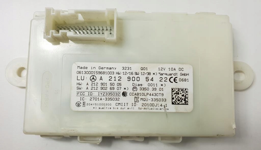 фото №6, Модуль блок керування keyless mercedes w212 a2129005422