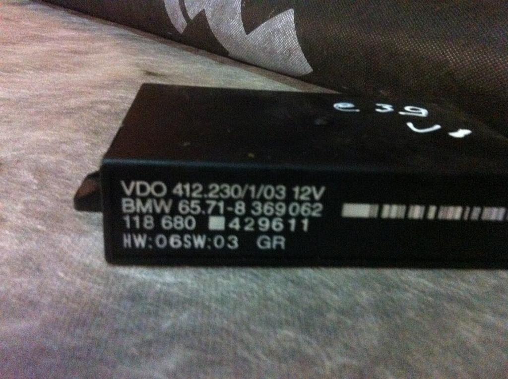 фото №1, Модуль vdo 8 369 062 bmw e39