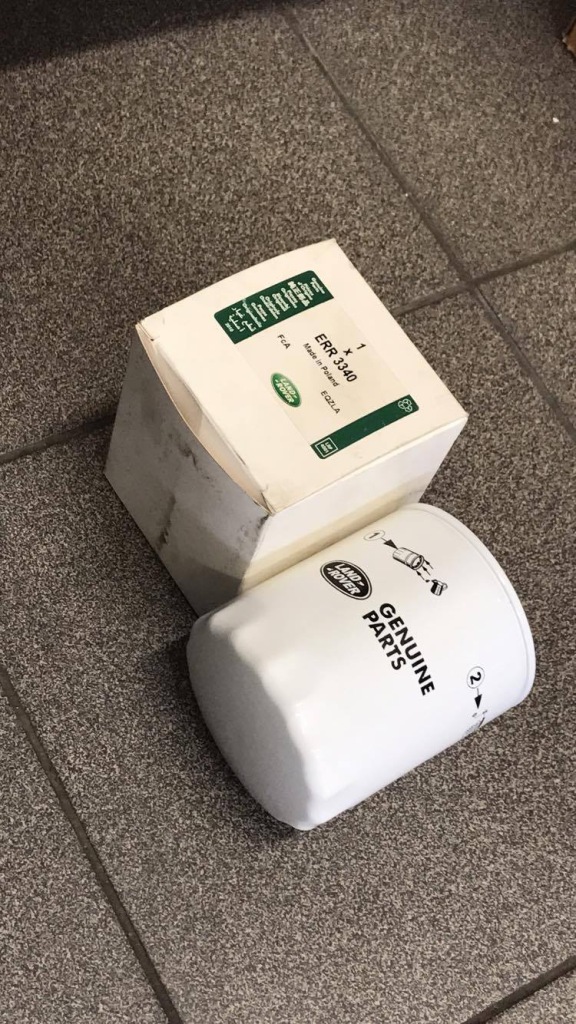 фото №1, Range rover defender discovery фильтр масла новый оригинальный номер