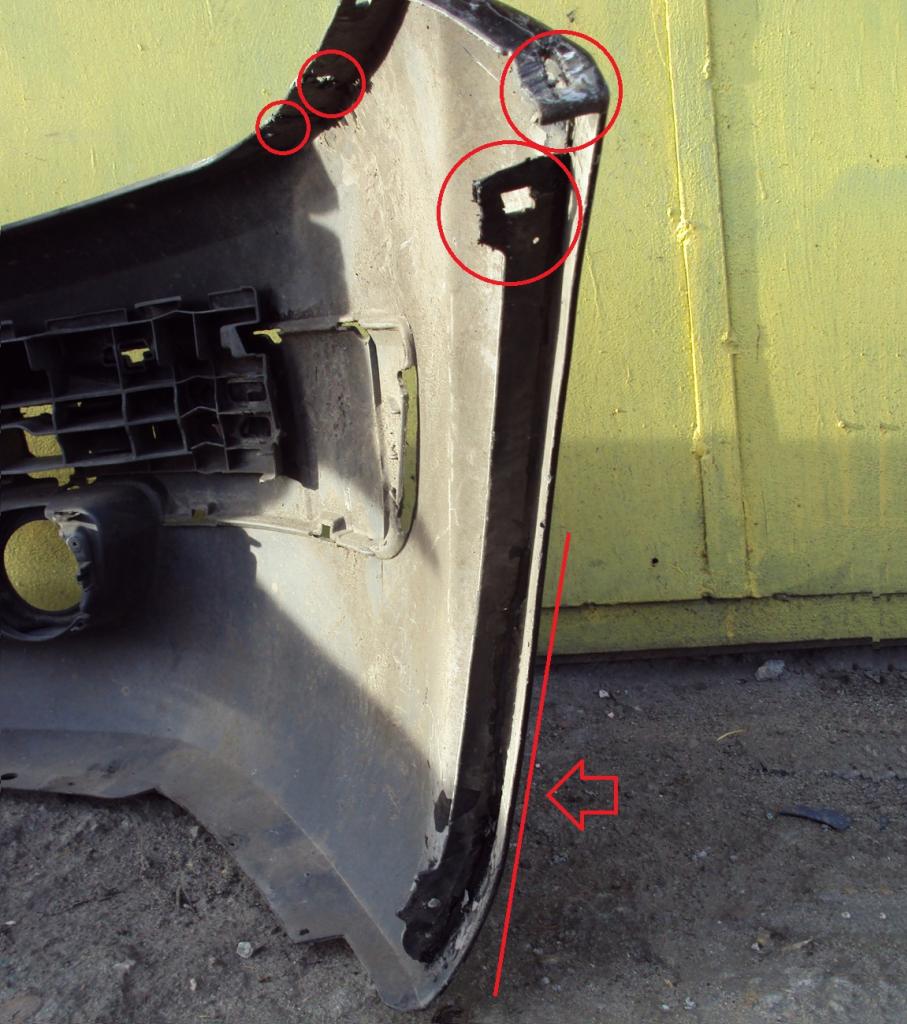 фото №7, Renault megane 02-05 бампер перед передний