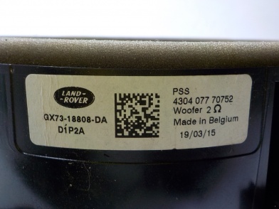 фото №3, Jaguar xf xe 2015- динамик дверь левый перед eu