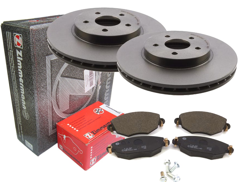 фото №1, Тормозные диски + тормозные колодки zimmermann перед ford mondeo mk3