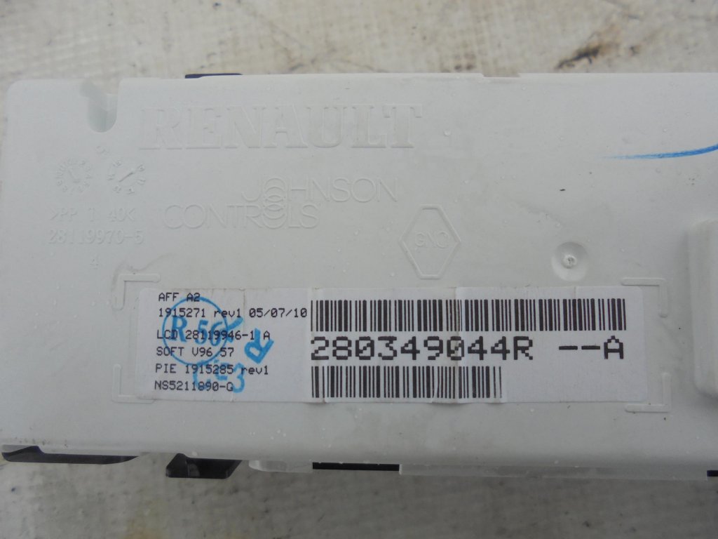 фото №2, Дисплей радіо renault megane 3 iii 280349044r