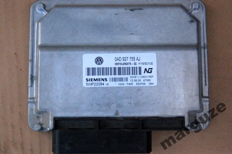 фото №1, Vw touareg бортовой компьютер редуктор 0ad927755aj 5wp22084