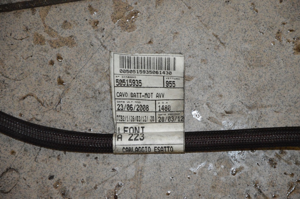 фото №2, Alfa romeo mito клемма plus 50515935