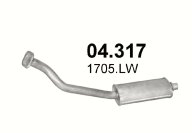 Купити Гасник передній citroen berlingo partner 04.317