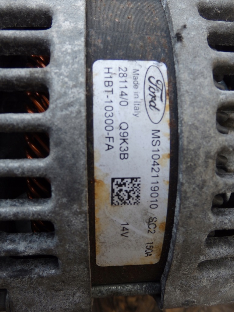 Генератор ford fiesta mk8 1.0 ecob h1bt-10300-fa Оригинал