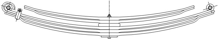 фото №1, Ресора ресори man 17 18 задня 5p