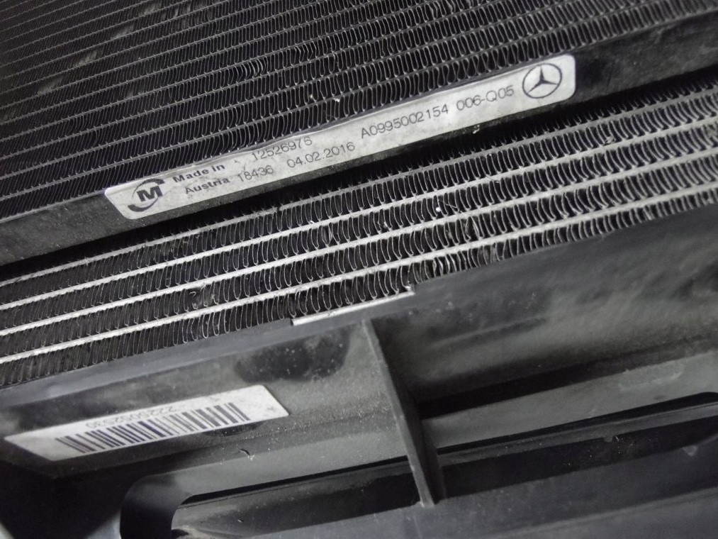 фото №6, Mercedes w222 радиатор 350 дизель woda кондиционер масло