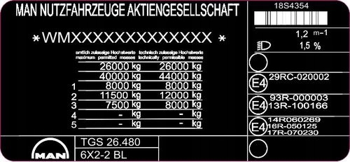 фото №14, Наклейка ідентифікаційна vin кожен typ i авто
