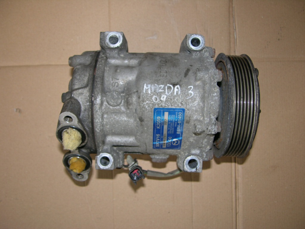 фото №1, Mazda 3 1.6d 08- компрессор кондиционера компрессор