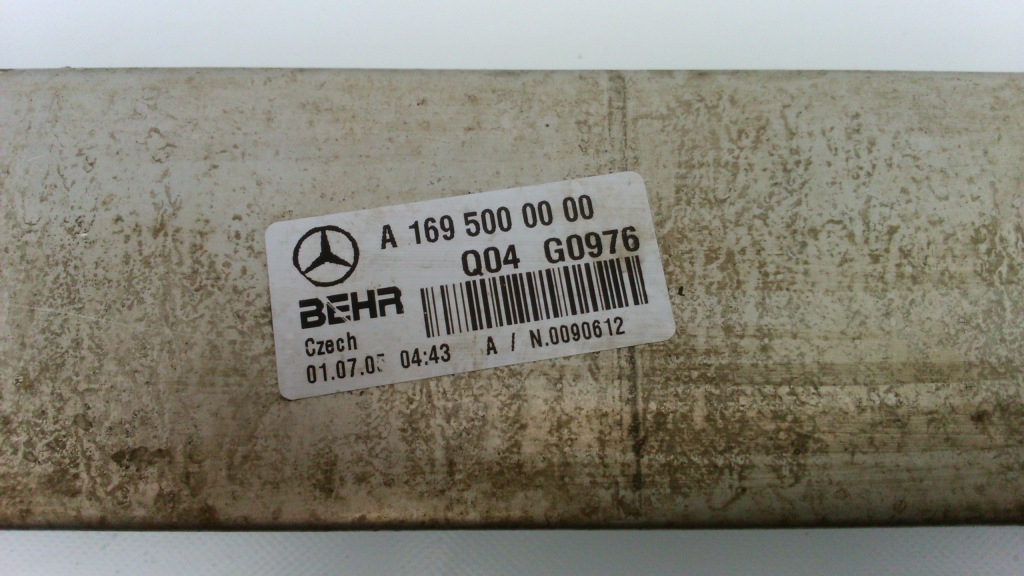 фото №4, Mercedes w169 w245 cdi интеркулер a16950000000