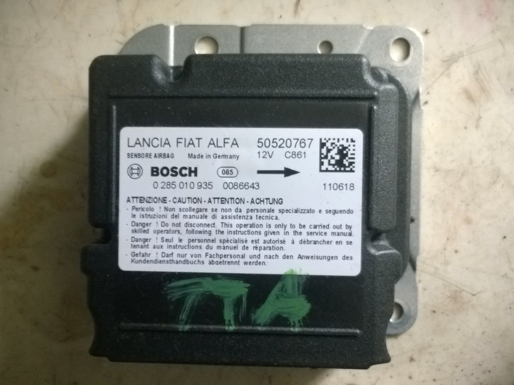 фото №1, Giulietta датчик модуль блок управления подушка безопасности 50520767