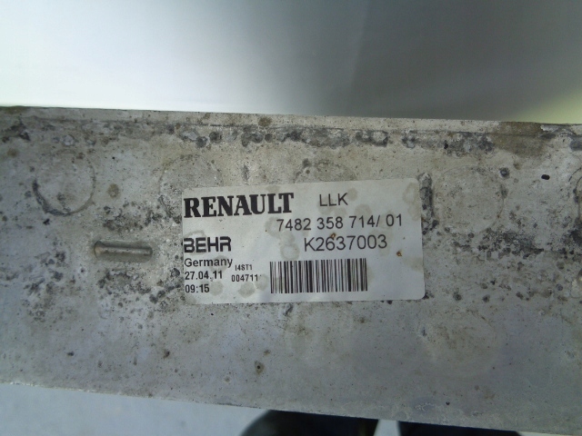 фото №6, Renault magnum dxi13 eev интеркулер радиатор воздуха 7482358714